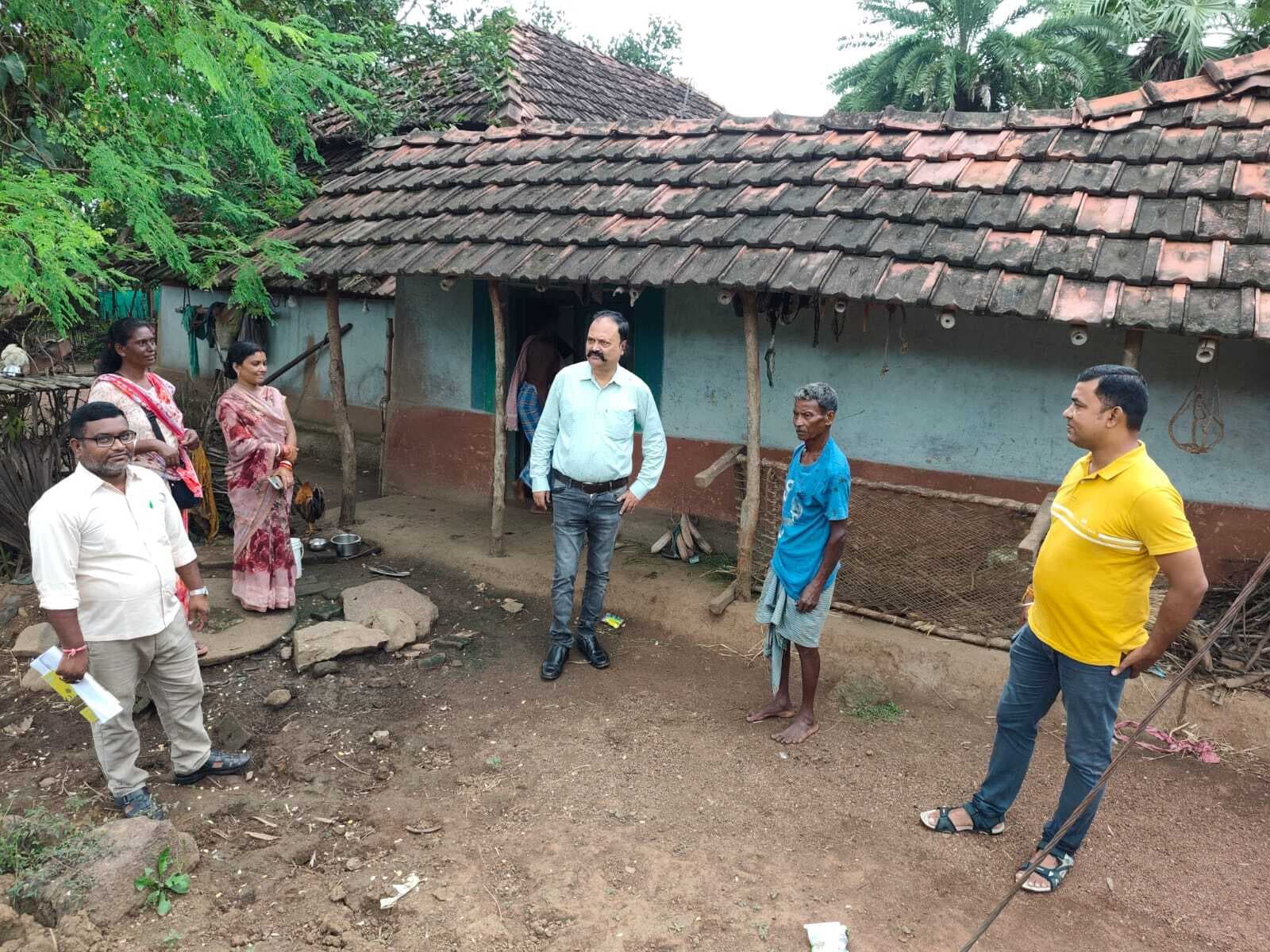 बीडीओ ने किया योजना स्थल का निरीक्षण