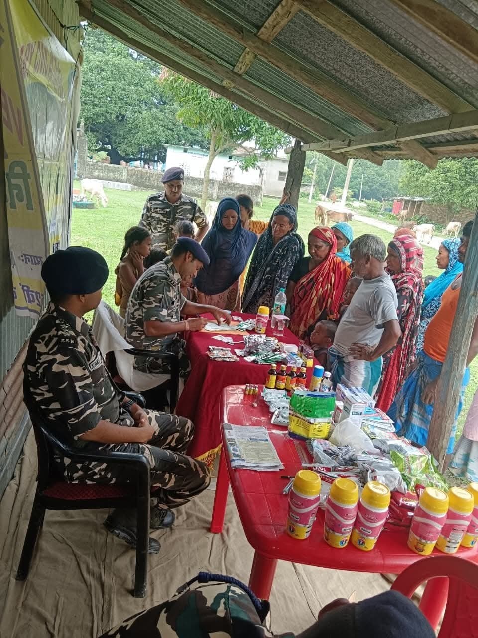 शिविर में 268 पशुओं का हुआ इलाज