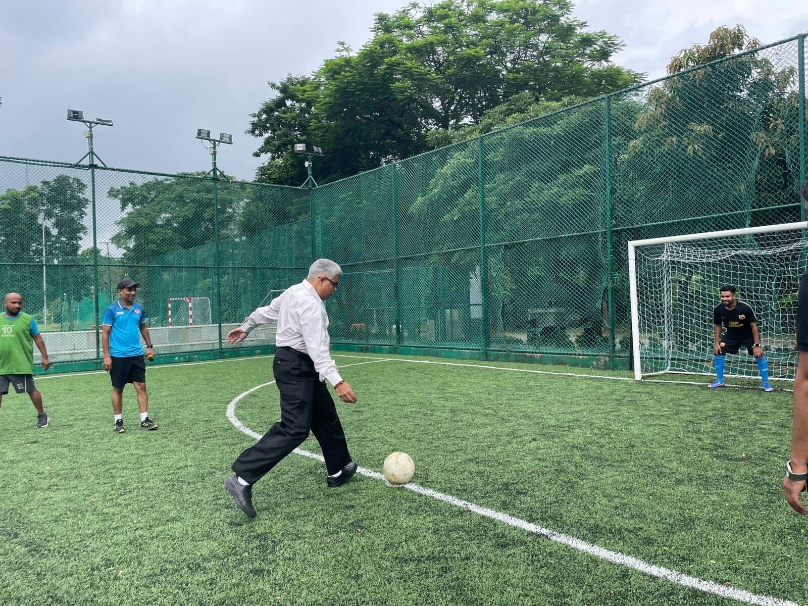 Futsal match jrd tata sports complex: फुटबॉल और फुटसल टूर्नामेंट में 200 कर्मचारी हुए शामिल