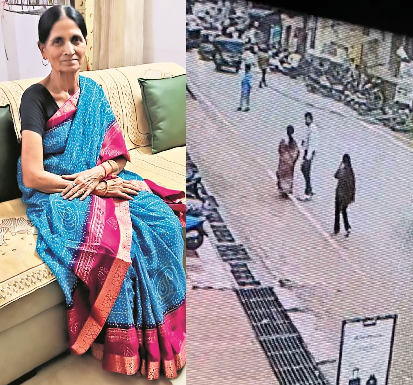 Jamshedpur News : साकची : पैदल जा रही महिला से साधु बनकर डेढ़ लाख के गहनों की ऐसे कर ली ठगी, वारदात सीसीटीवी में कैद