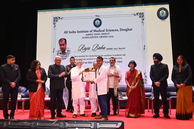 देवघर एम्स की छठी वर्षगांठ पर लोगों को मिलीं तीन सुविधाओं की सौगात