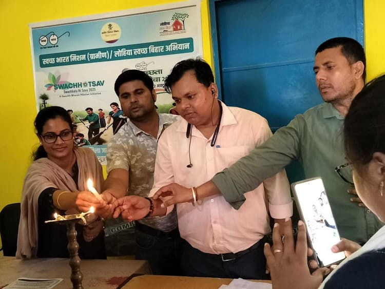 सेवा ही स्वच्छता अभियान का शुभारंभ