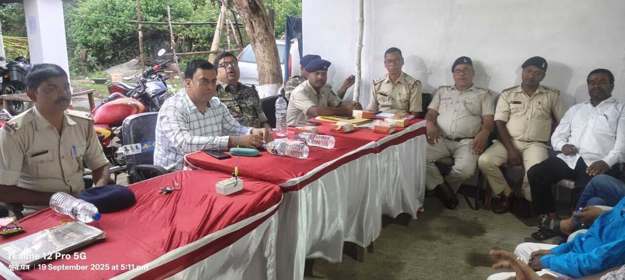 Deoghar news : मूर्ति विसर्जन के समय नहीं किया जायेगा रूट में परिवर्तन, डीजे पर रहेगा प्रतिबंध