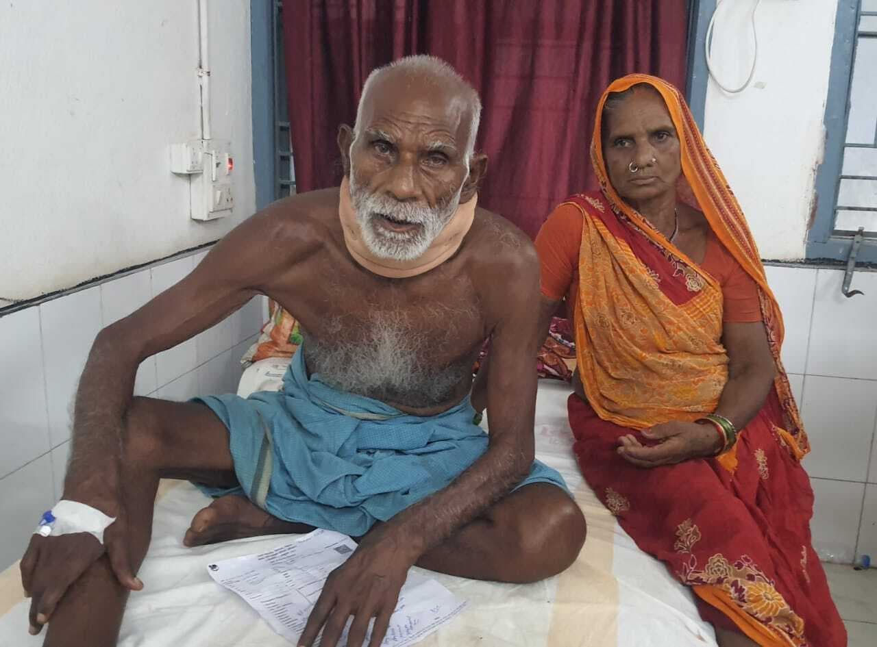 जमीन विवाद में वृद्ध को मारपीट कर किया घायल