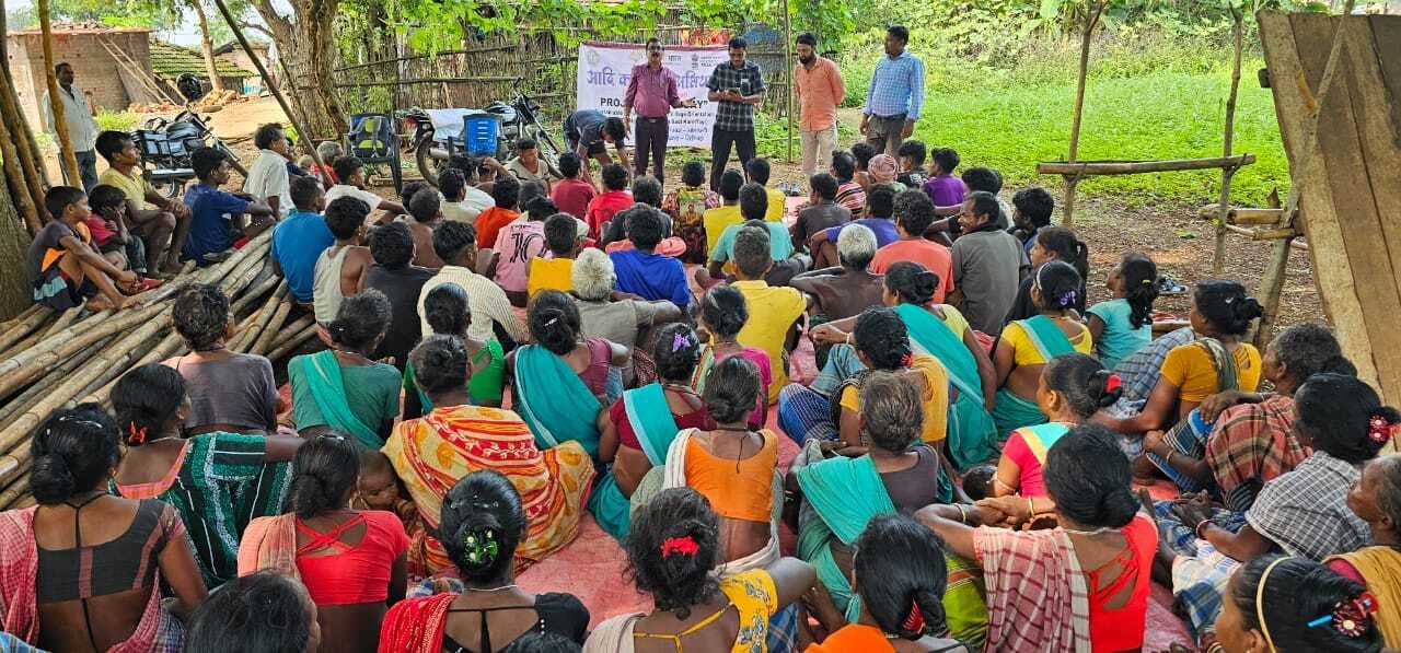 प्रखंड में आदि कर्मयोगी अभियान पर सामूहिक शपथ ग्रहण