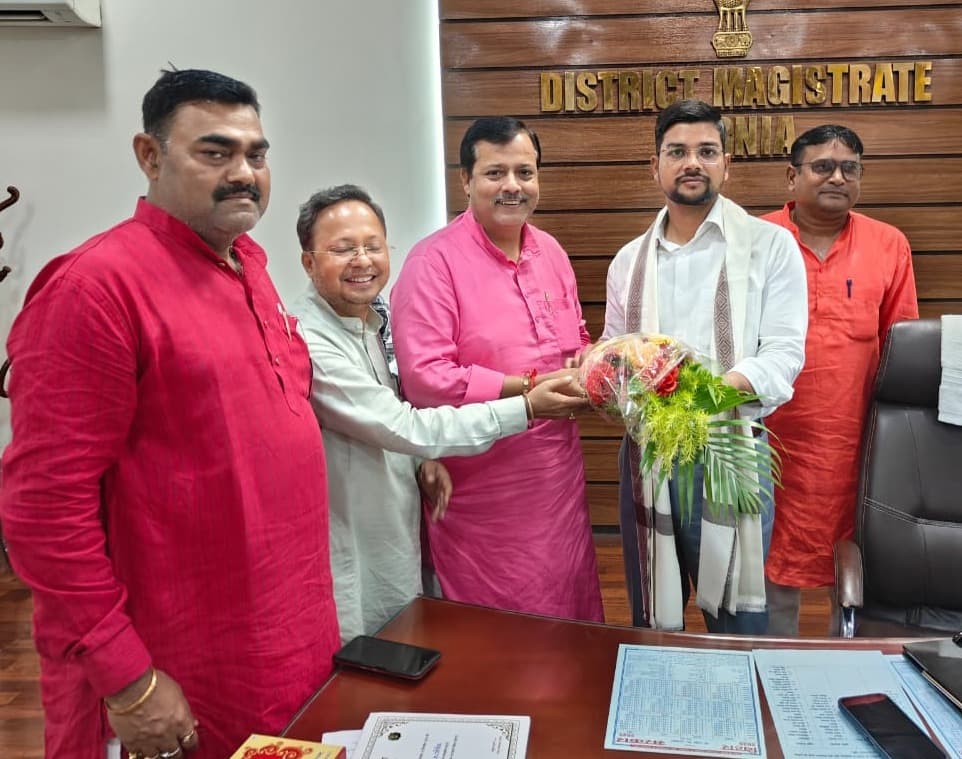 भाजपा जिलाध्यक्ष ने प्रशासन को दिया धन्यवाद