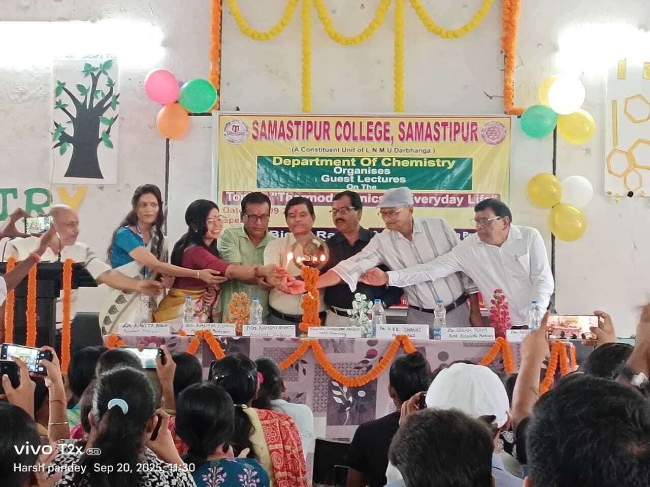 Samastipur News:हमारे दैनिक जीवन में ऊष्मागतिकी की कई भूमिका है : डा. शशि