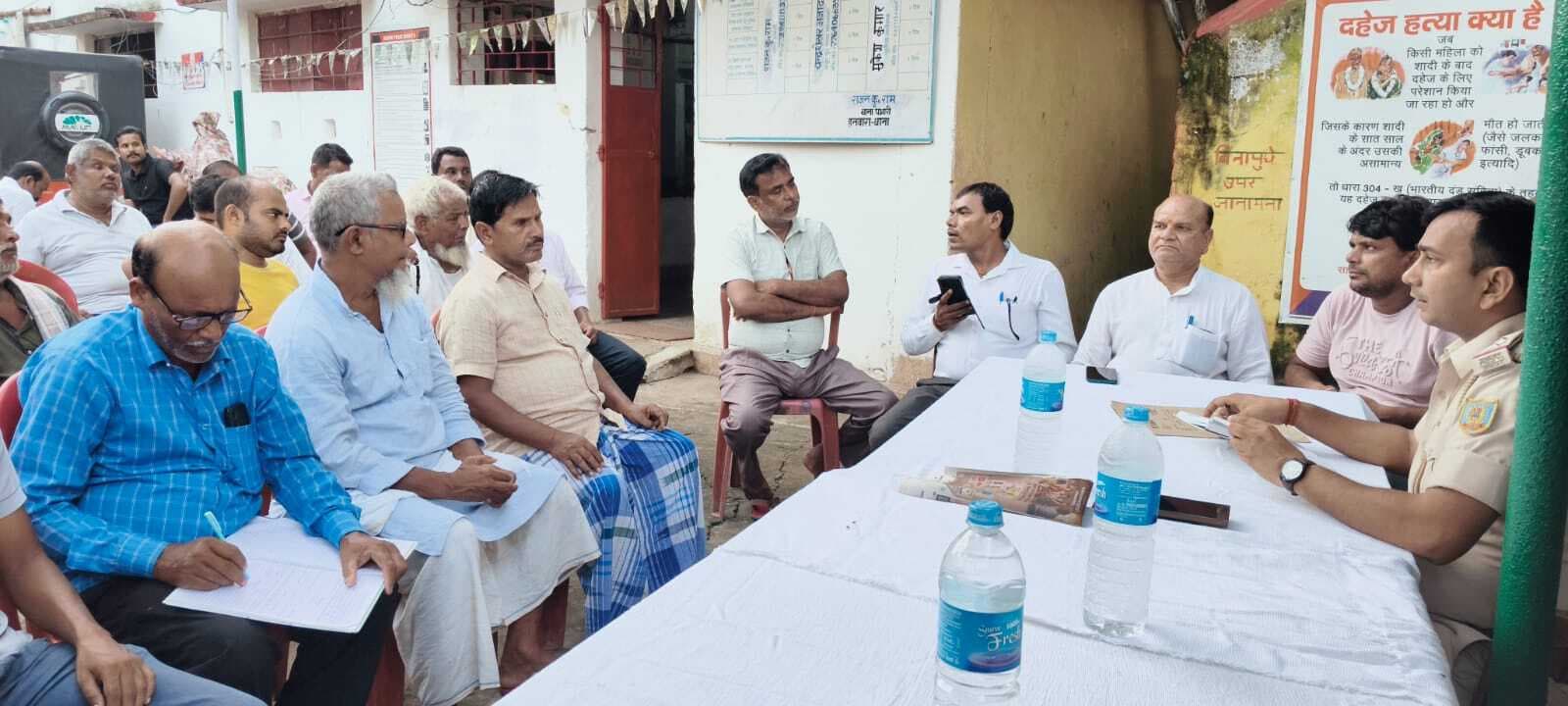 शांति : निर्धारित मार्ग से ही शांतिपूर्वक निकालें विसर्जन जुलूस : थाना प्रभारी