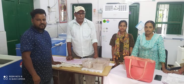 पुरानी पीएचसी में बनाया गया कोल्ड चेन रूम