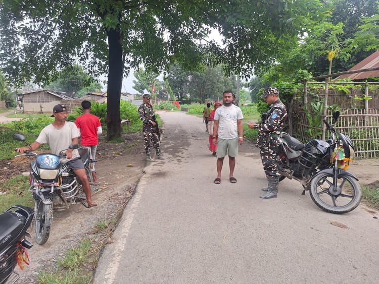 भारत नेपाल सीमा पर स्थिति हो रही सामान्य