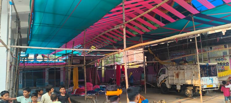 सात दिवसीय श्रीमदभागवत कथा को ले तैयारी जोरों पर