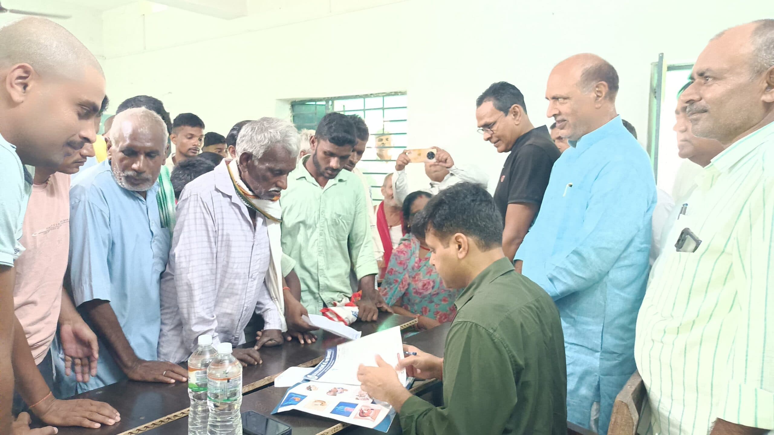 850 लोगों का किया गया स्वास्थ्य जांच