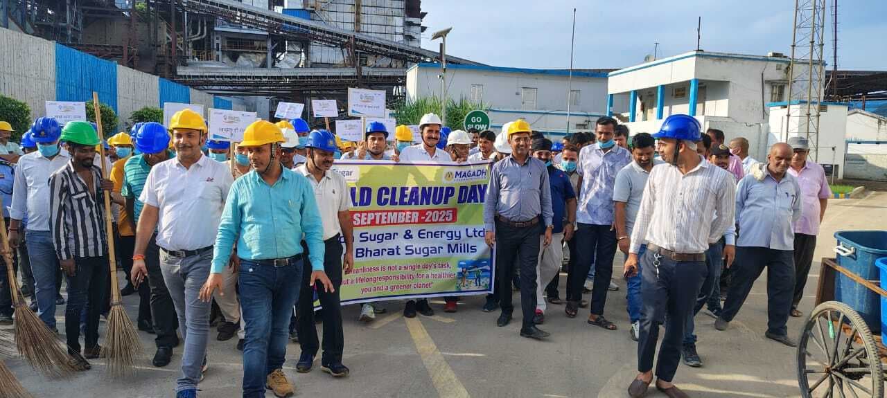 शुगर मिल सिधवलिया में विश्व स्वच्छता दिवस पर रैली निकालकर फैलायी गयी जागरूकता