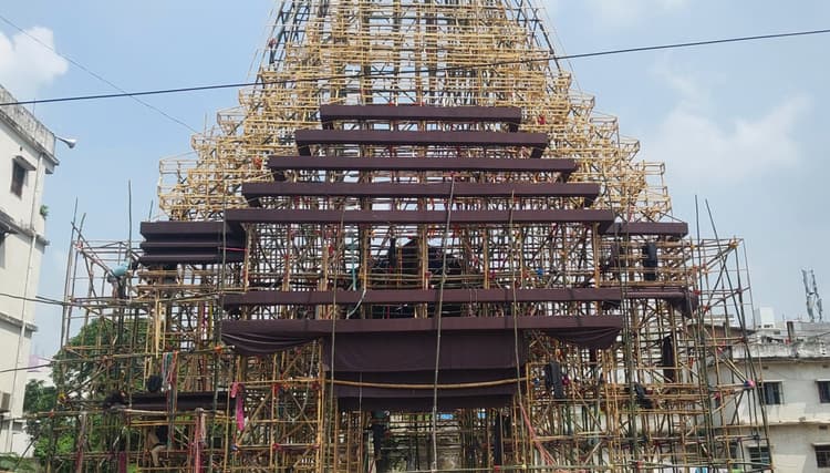 चूना गली दुर्गापूजा पंडाल में ओडिशा के जगन्नाथ मंदिर की दिखेगी झलक