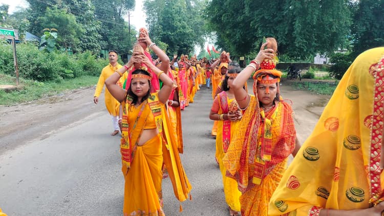 सिल्ली में कलश यात्रा के साथ नवरात्र शुरू, डांडिया 28 को