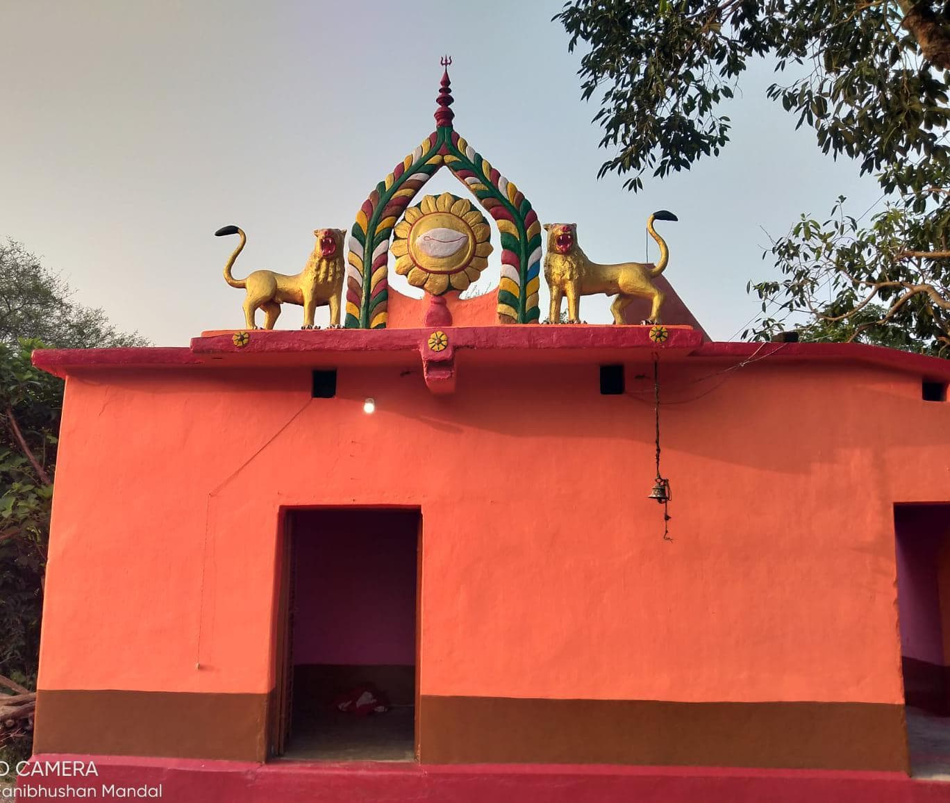 गुलुडुमरिया सिंहवाहिनी मंदिर में मां के सिंहासन की होती है पूजा