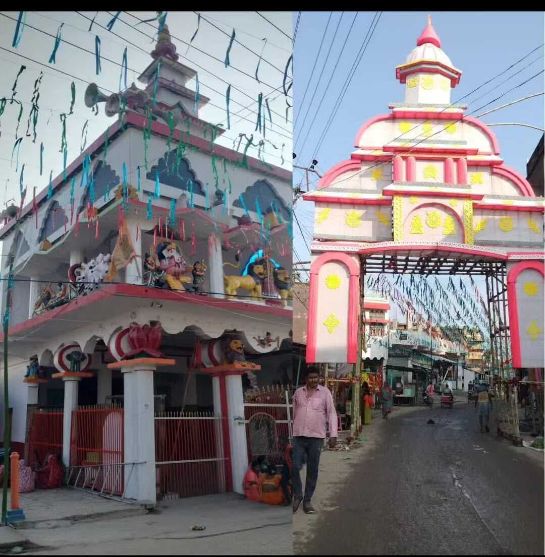 सार्वजनिक वैष्णवी दुर्गा मंदिर मड़ैया में उमड़ता है भक्तों का सैलाब