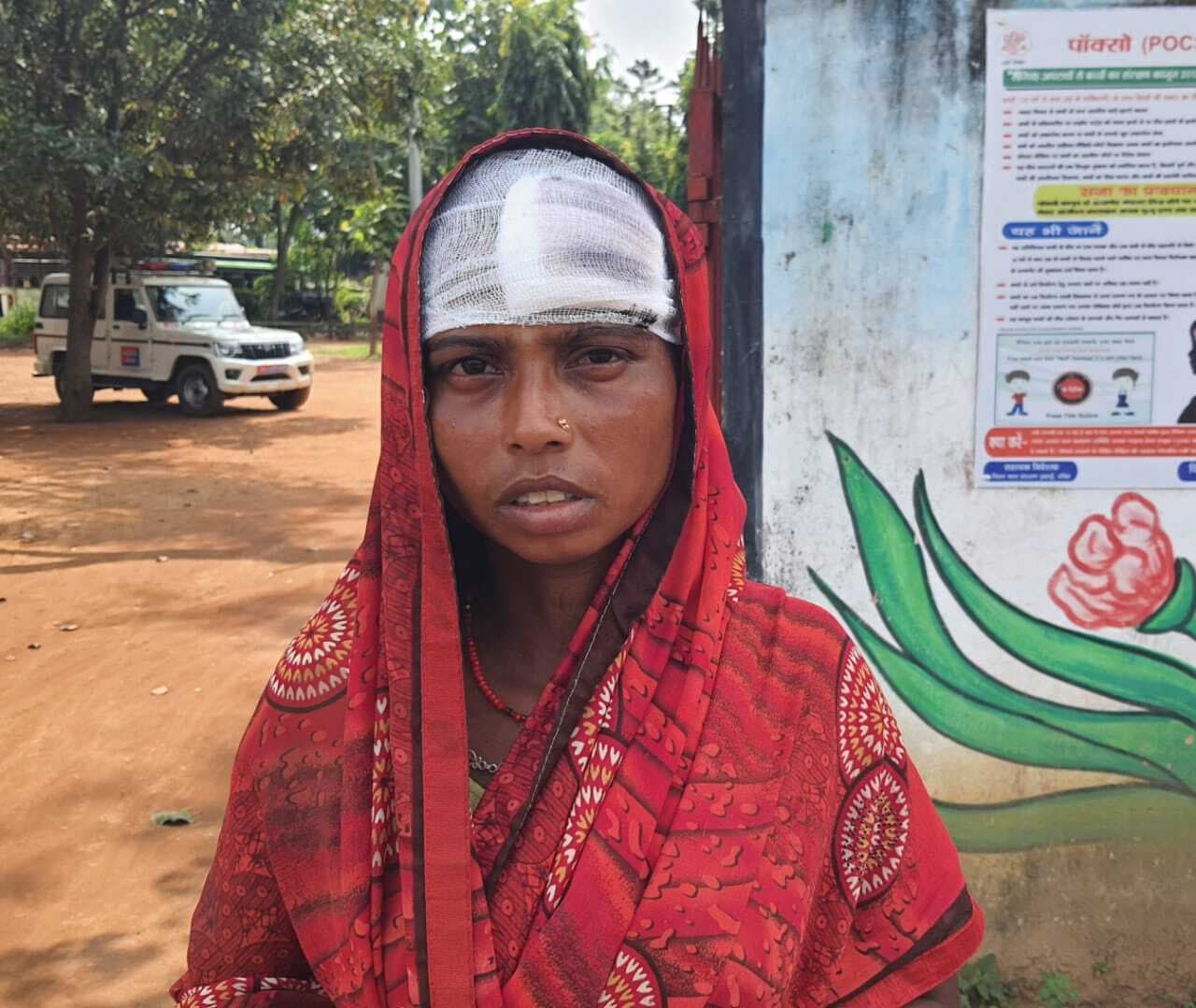 शराबी पति ने मारपीट कर महिला का फोड़ा सिर