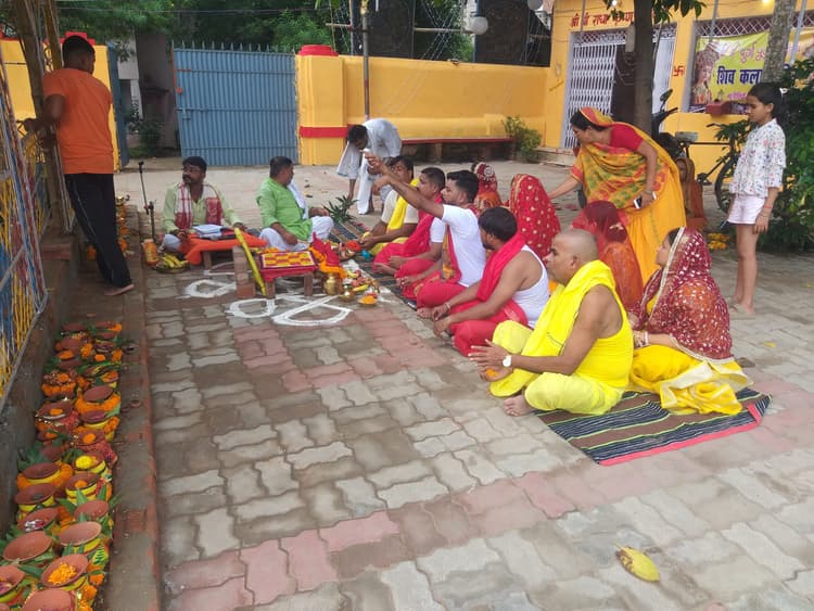 रुद्र महायज्ञ के दूसरे दिन पंचांग पूजा के साथ हुई शुरूआत