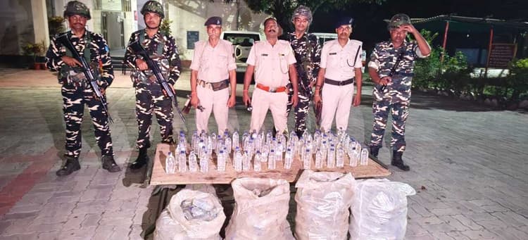 कोशी किनारे से 129 लीटर नेपाली शराब बरामद