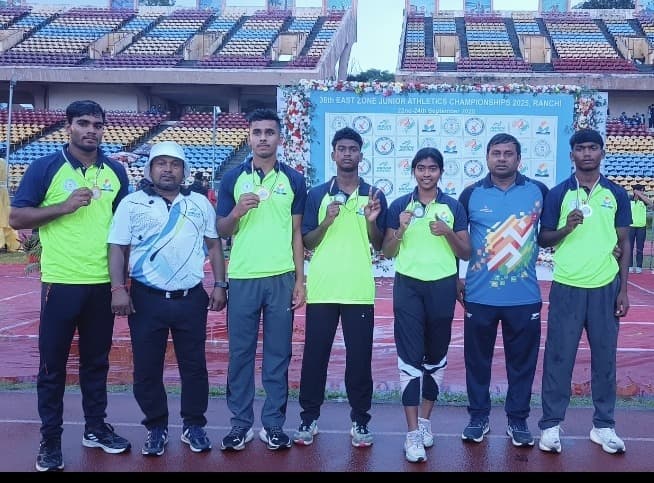 साहिबगंज के एथलीटों ने जीते पांच पदक