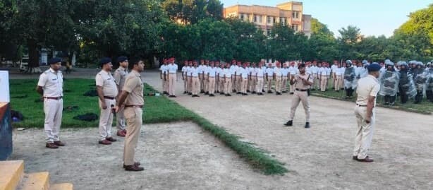 दुर्गा पूजा में प्रशिक्षु सिपाही होंगे तैनात, एसपी ने विधि व्यवस्था को ले दिए निर्देश