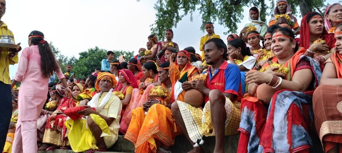 कोंचडीह के विष्णु मंदिर में श्रीराम कथा का हुआ आयोजन