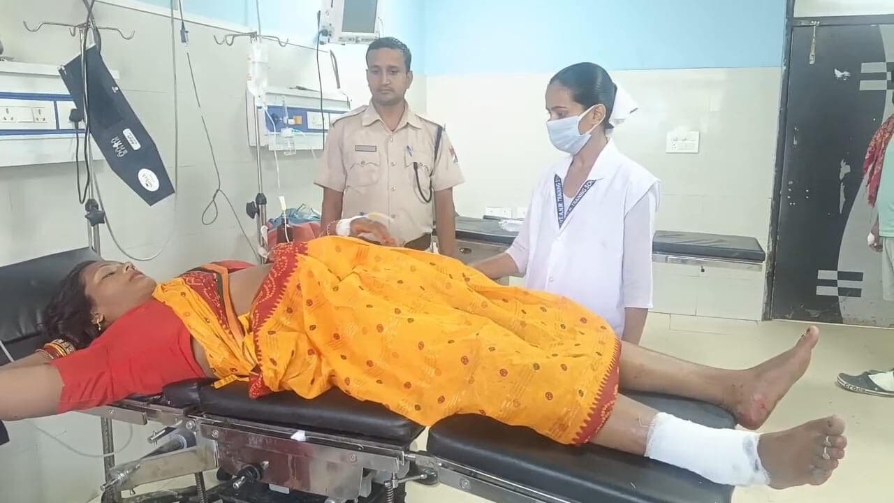 घरेलू विवाद में महिला को पीटा