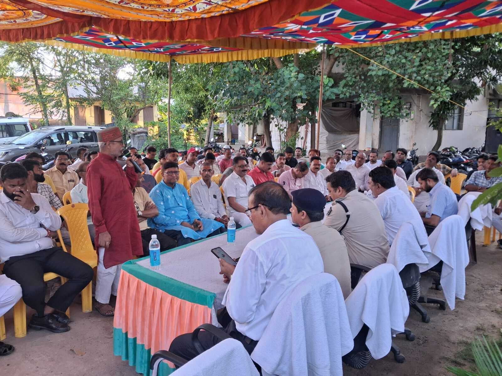 पांच अक्तूबर को प्रतिमा का होगा विसर्जन, एसडीपीओ