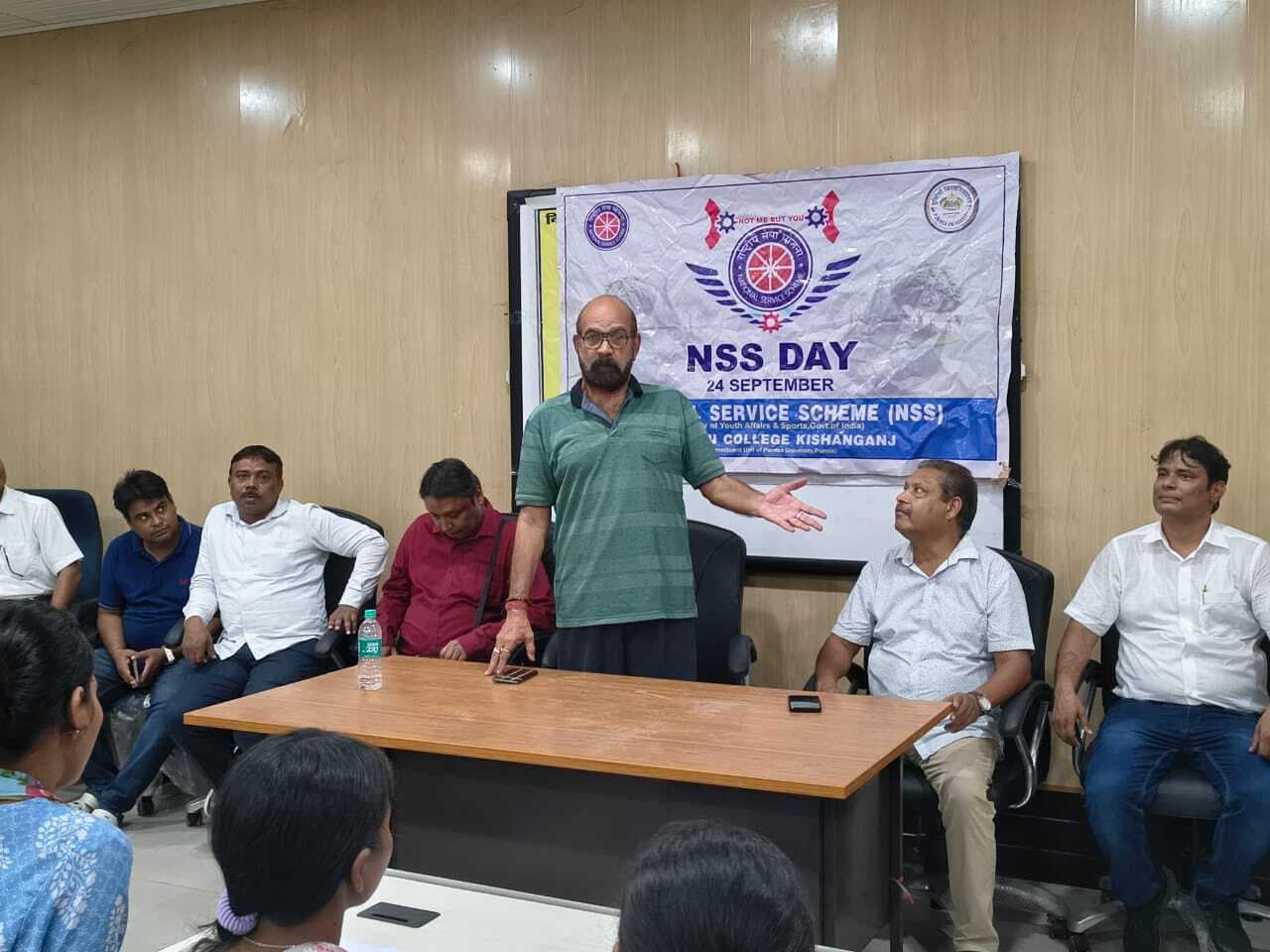 मारवाड़ी कॉलेज में एनएसएस दिवस मना