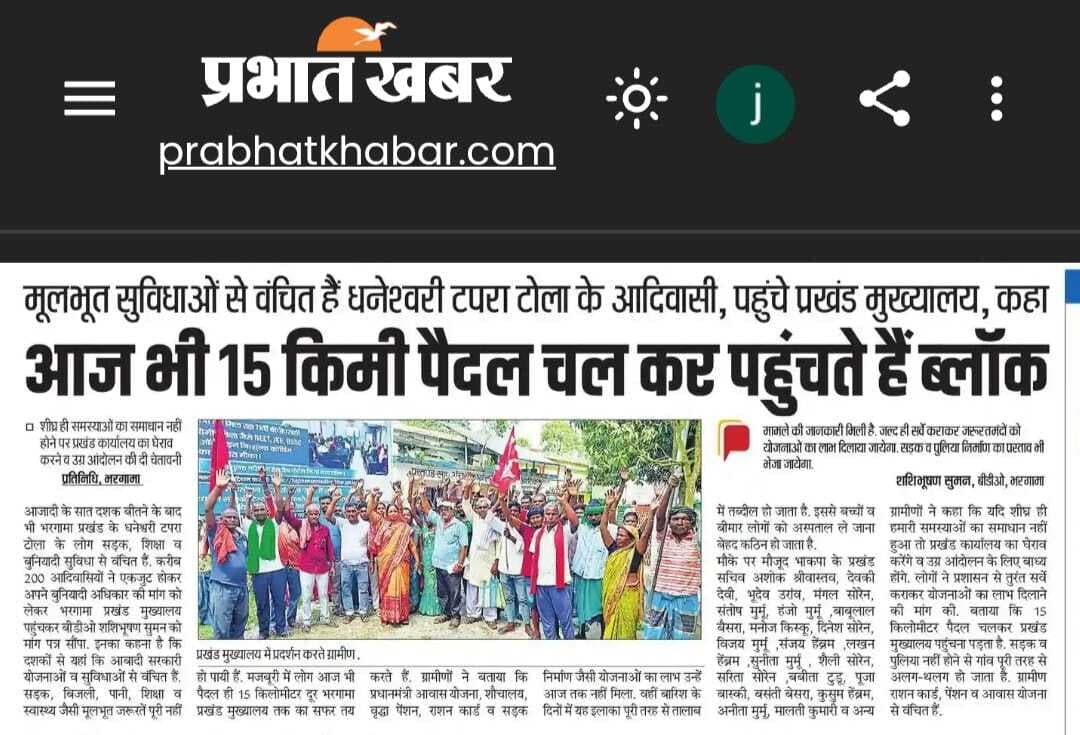 बीडीओ ने धनेश्वरी गांव का किया निरीक्षण