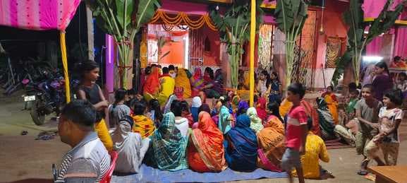 धमनी बाजार में आठ दशकों से हो रही मां वैष्णवी दुर्गा की पूजा