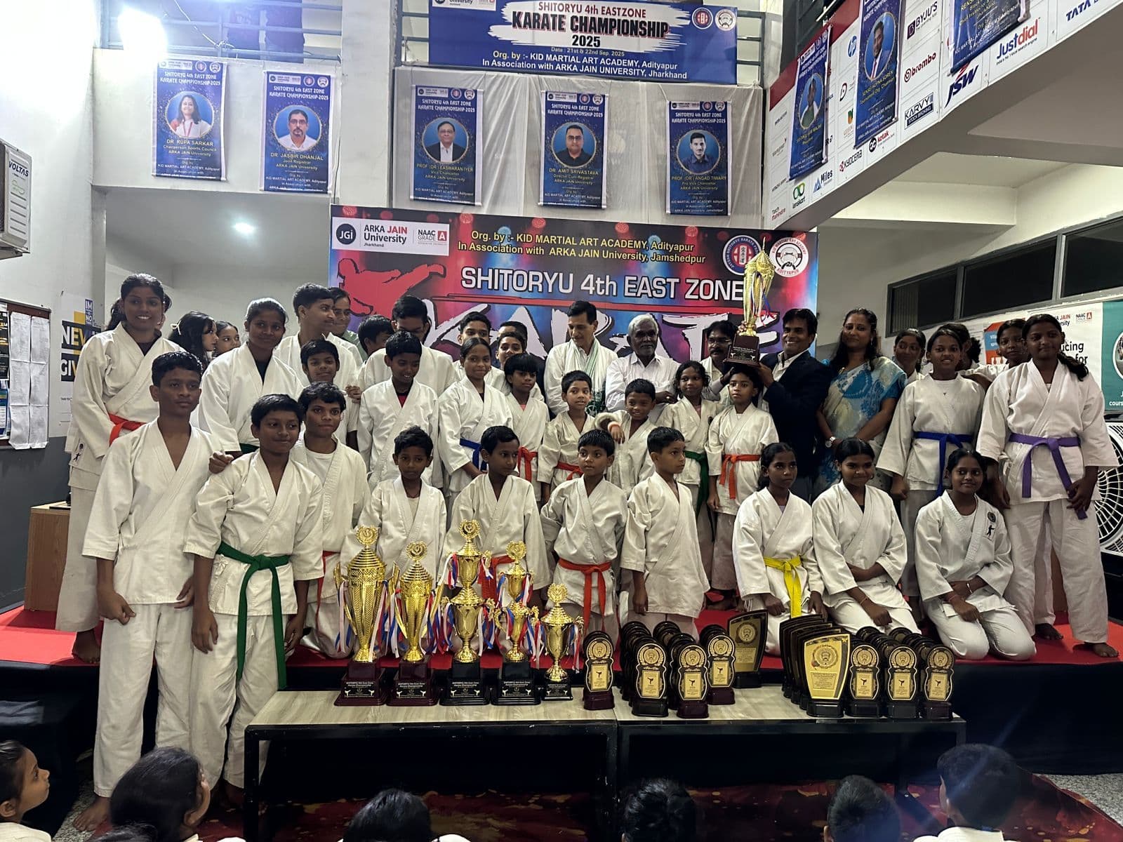 karte championship at arka jain university: ईस्ट जोन कराटे चैंपियनशिप 200 प्रतिभागी हुए शामिल