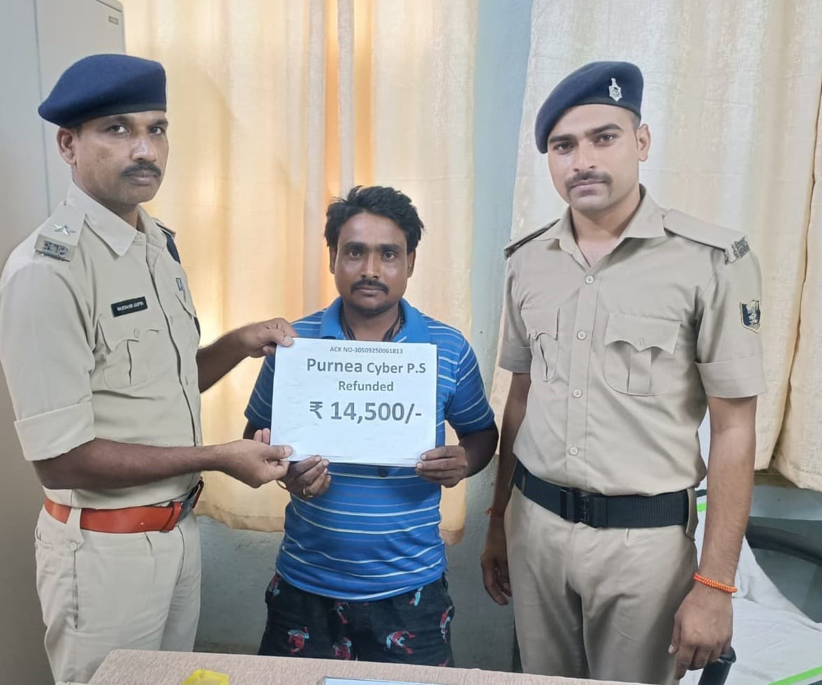 तीन दिन में साइबर पुलिस ने ठगी का 2.26 लाख वापस कराया