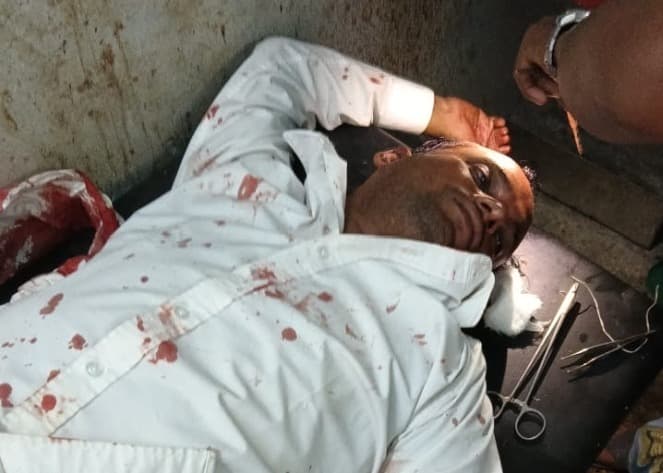 विवाद सुलझाने गये सरपंच प्रतिनिधि पर जानलेवा हमला, मामला दर्ज