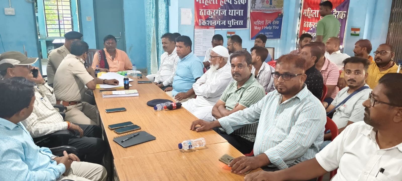 दुर्गा पूजा को ले शांति समिति की बैठक में सौहार्दपूर्ण माहौल में मनाने का लिया गया निर्णय