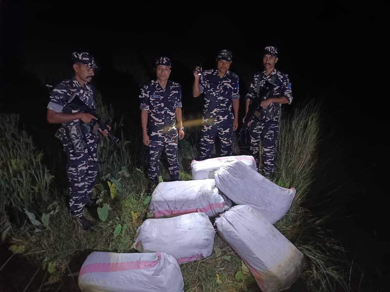 तस्करी का 180 किलो गांजा बरामद