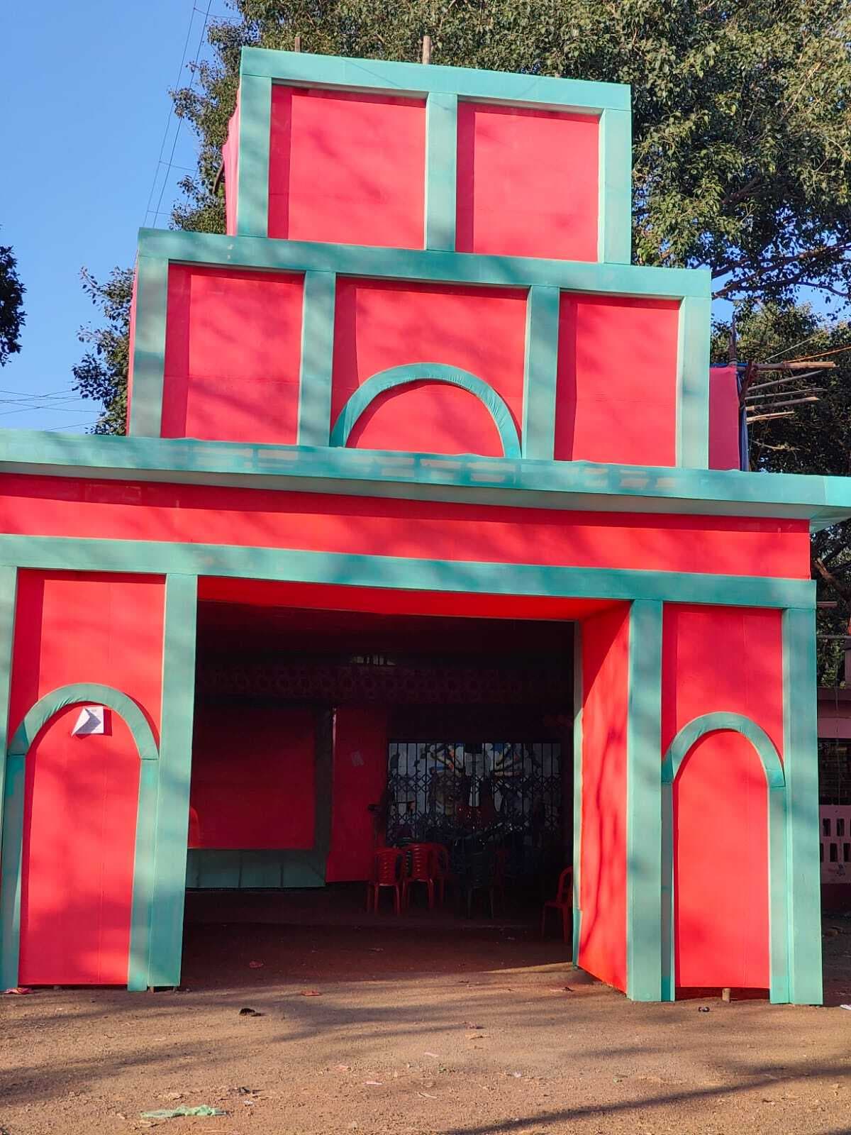 केंदुआ हाटपाड़ा में मां दुर्गे की हो रही पूजा, एकादशी पर लगता है मेला