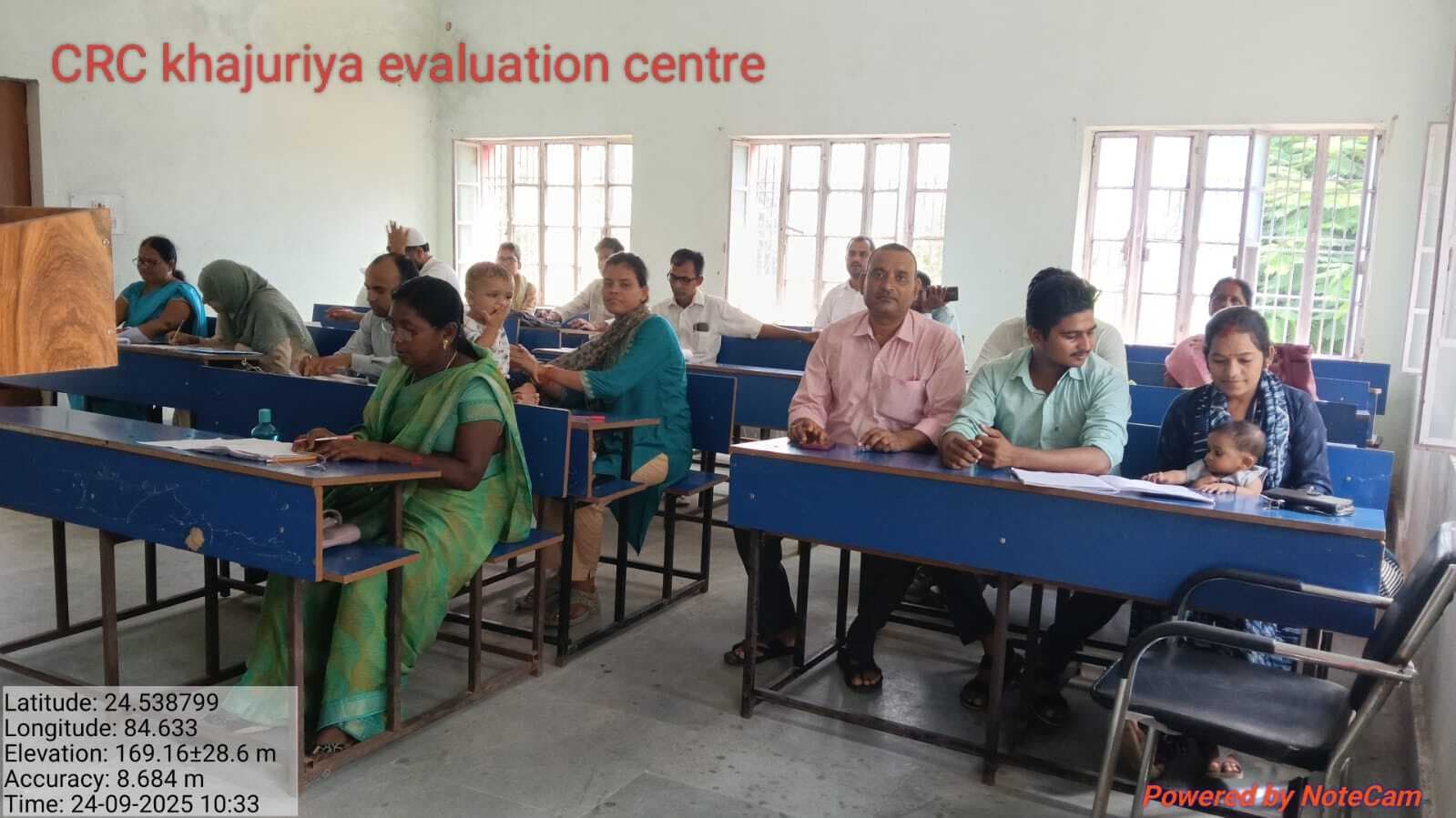 खजुरिया विद्यालय में मूल्यांकन कार्य संपन्न