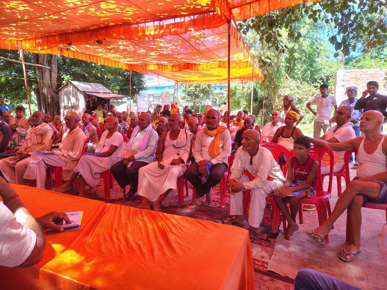 कटेया में खरीफ फसलों में रोग प्रबंधन और योजनाओं की दी गयी जानकारी