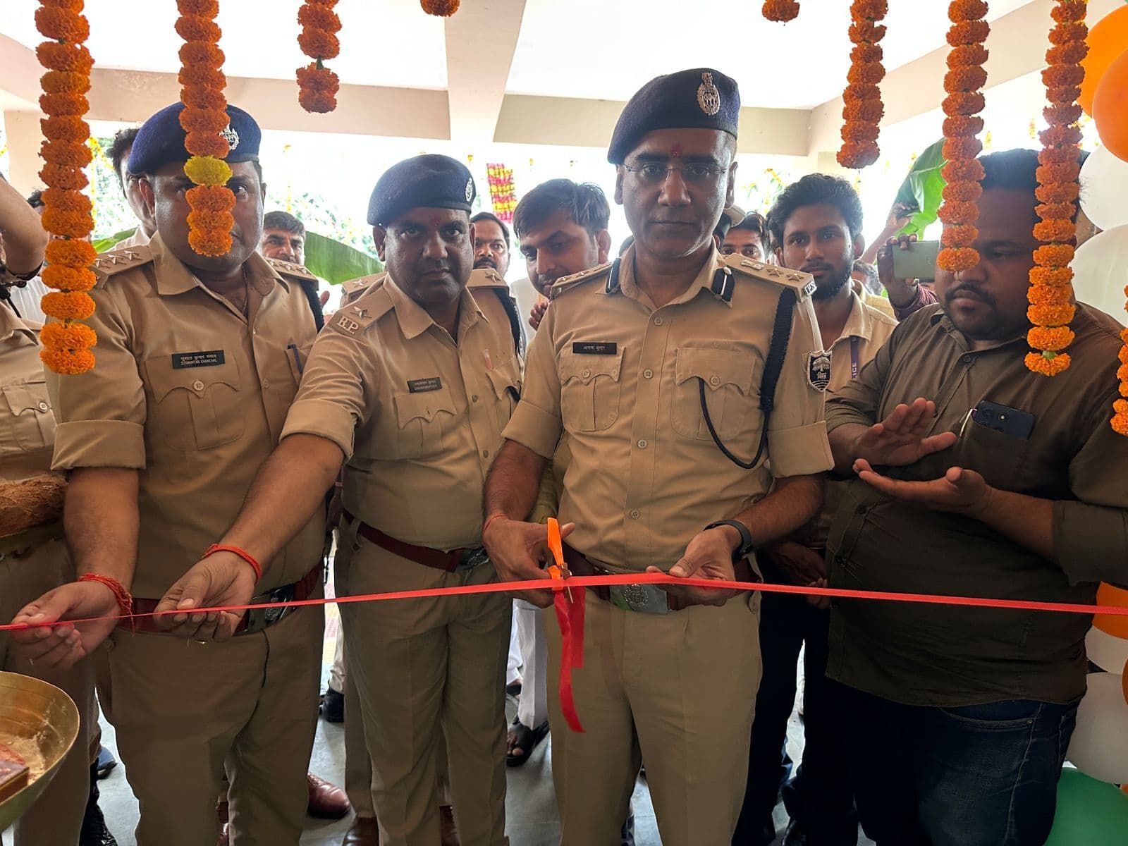 मऊ थाने के मॉडल भवन का एसएसपी ने किया उद्घाटन