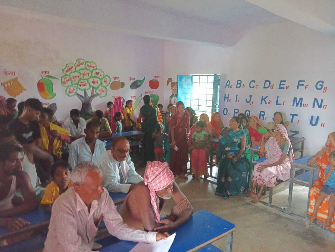 कोल्हासार में चलाया स्वराज उत्सव अभियान