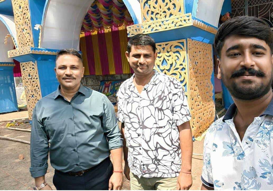 एसडीपीओ ने दुर्गापूजा पंडालों का किया निरीक्षण