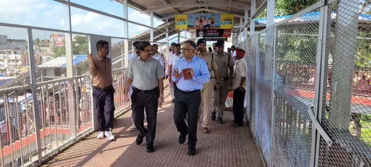 पैनल व सिग्नल का सीआरएस ने किया निरीक्षण, स्टार्टर सिग्नल से शुरू हुआ परिचालन