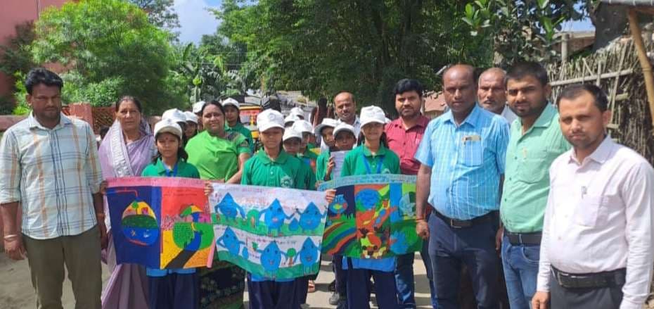 जल संरक्षण को लेकर मध्य विद्यालय बभनचक्का में जागरूकता अभियान