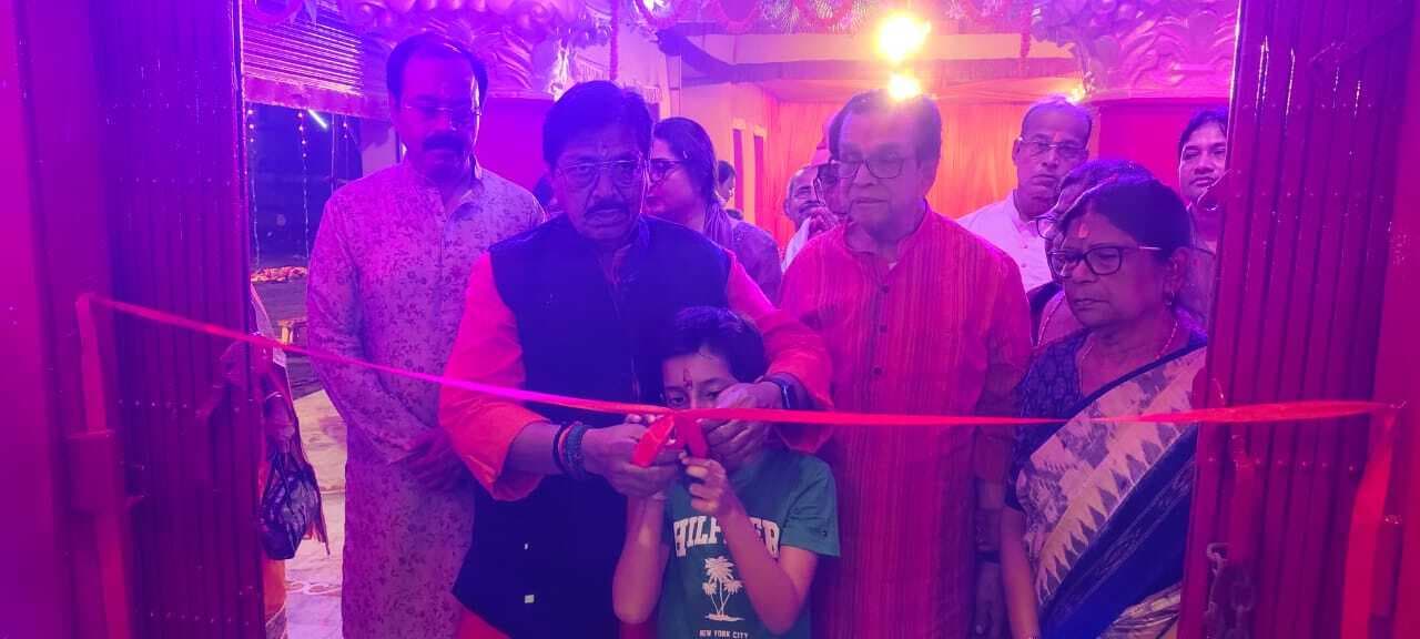 श्रीश्री सिद्देश्वरी दुर्गा पूजा पंडाल का हुआ उद्घाटन