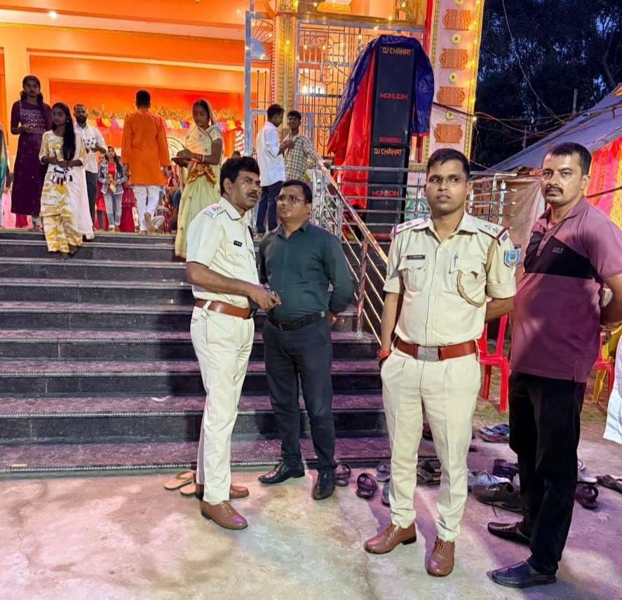 Giridih news: गांडेय, अहिल्यापुर व ताराटांड़ पुलिस ने निकाला फ्लैग मार्च