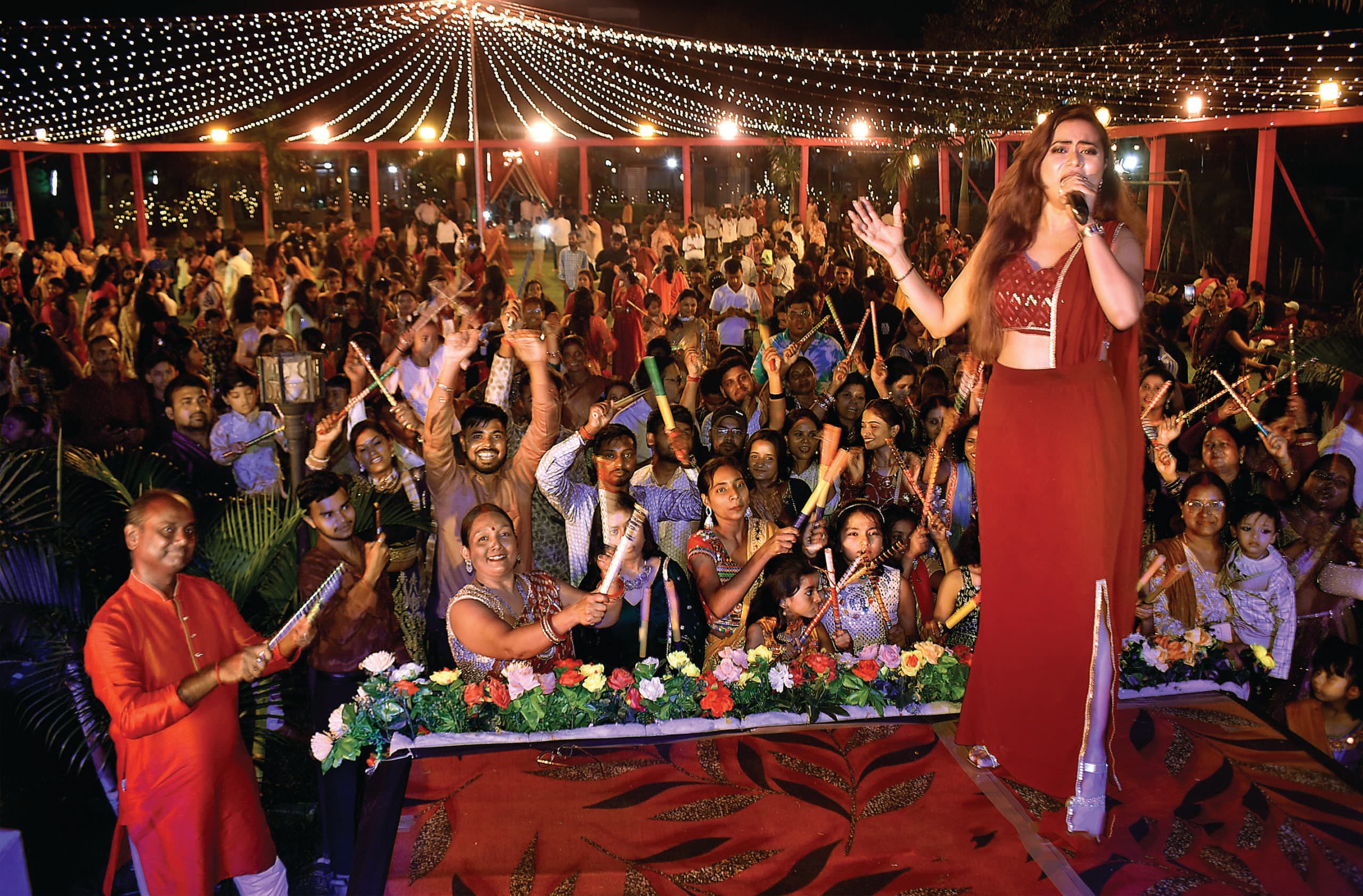 Gaya News : प्रभात खबर के कार्यक्रम में डांडिया की धुन पर झूम उठा गया जी