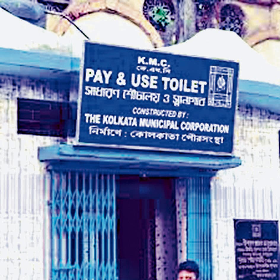 कुछ पूजा पंडालों के पास स्थायी व अस्थायी शौचालयों के इंतजाम