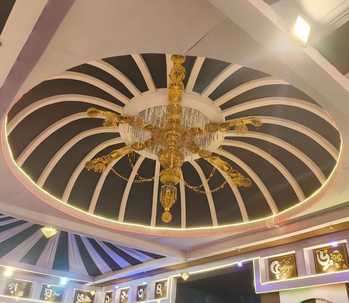 भट्टा दुर्गाबाड़ी में इस दफा बनाया गया है भव्य इको-फ्रेंडली पंडाल